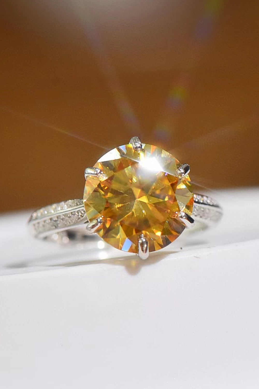 3 Carat Moissanite 6-Prong Ring