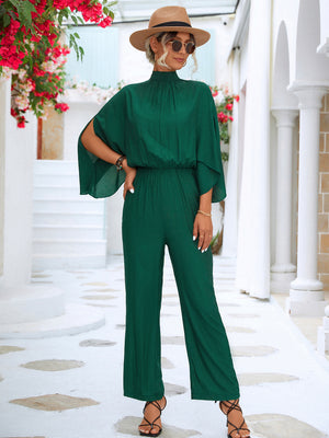 Ladies Elegant Split Sleeve Jumpsuit