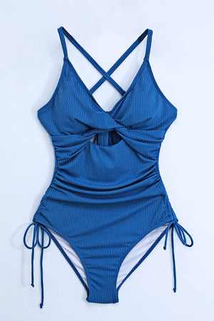 Ladies V-Neck Spaghetti Strap One-Piece