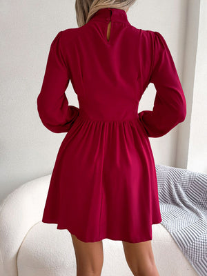 Ladies Elegant A-Line Mini Dress