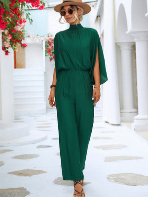 Ladies Elegant Split Sleeve Jumpsuit