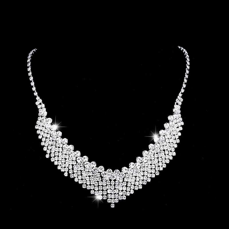 Elegant Bridal Three Piece Jewelry Set